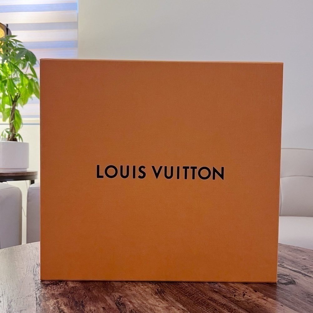 LOUIS VUITTON Orange Storage Gift Box 010J